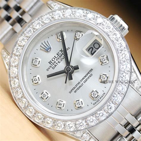 rolex mit diamanten gebraucht|rolex datejust diamant.